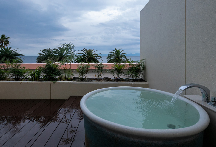 Executive room Spa deluxe ocean view Open-air bath